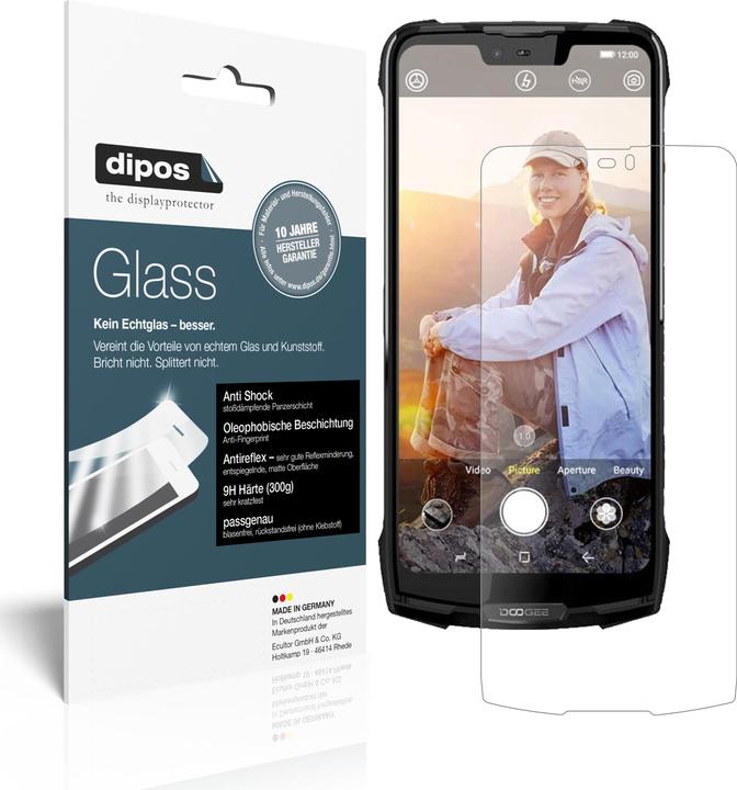 Immagine prodotto Dipos Pellicola Protettiva Anti-Shock (2 Pezzo/i, Doogee S90 Pro)