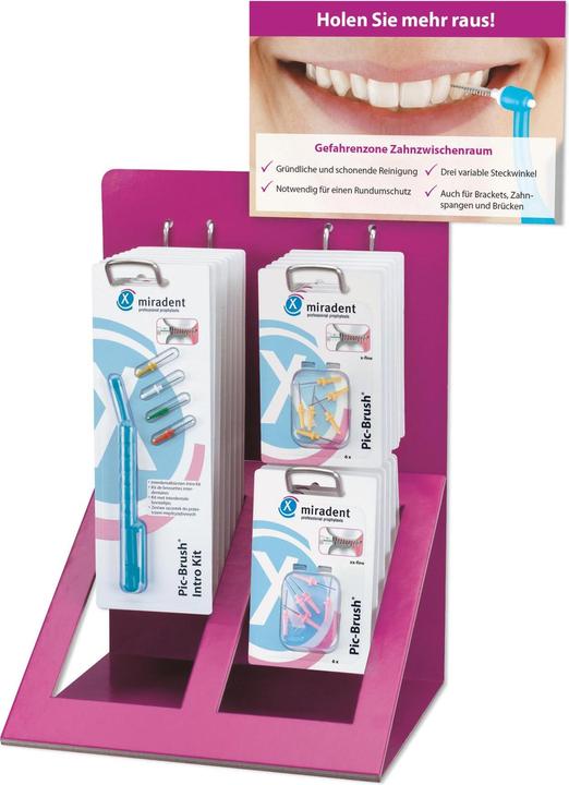 Produktbild Miradent Pic-Brush Refill Ersatzbürsten (12 x)