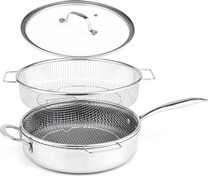 Produktbild Livington Titan Pan (26.50 cm, Bratpfanne, Edelstahl, Aluminium)