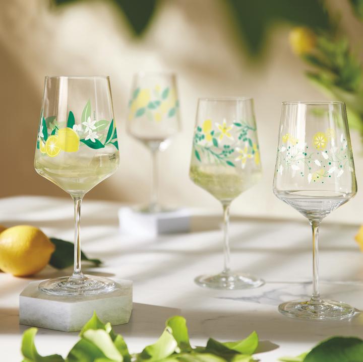 Immagine prodotto Ritzenhoff Bicchiere da aperitivo SOMMERTAU F24 Limoncello Hugo Set di 4 contenuti 544 ml ciascuno (5.44 dl, 4 x, Bicchieri da aperitivo)