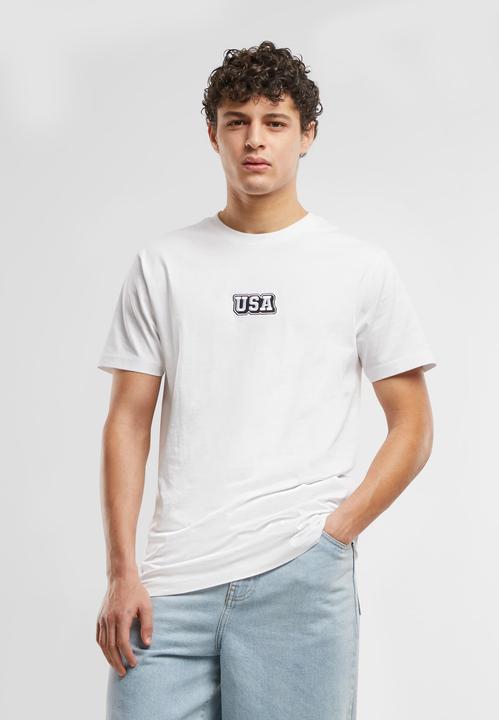 Produktbild Mister Tee MisterTee USA College Wording Patch Tee - 179701 (S)