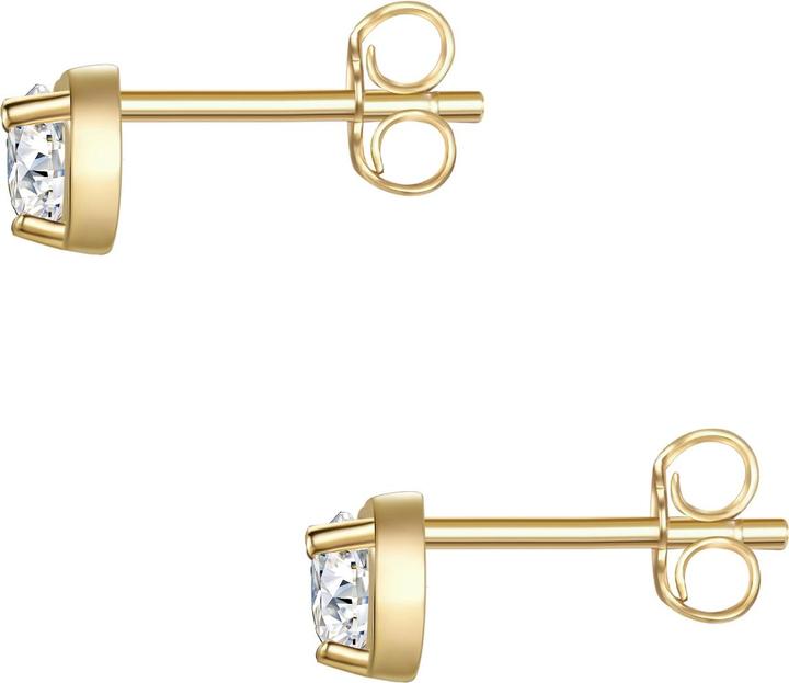 Actual product image Glanzstücke München Ladies Heart Sterling Silver Topaz Yellow Gold - 31462 (Sterling Silver)