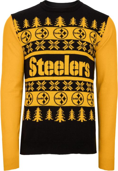 Foco NFL Ugly Sweater XMAS Pullover Pittsburgh Steelers - S (S)