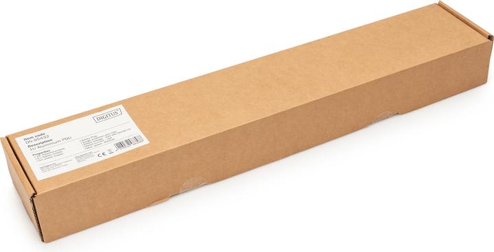 Image du produit Digitus Multiprise avec profilé en aluminium, protection contre la surcharge et filtre secteur intégrés, 6 p (6 x, CEE 7/3, 2 m)