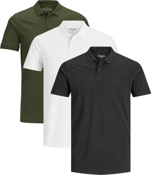 Jack & Jones 3er Pack Basic T-Shirt (XXL)