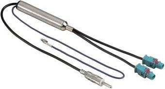 Hama Antennen-Adapter VW, 2xFakra/Z-Buchse auf DIN-Stecker