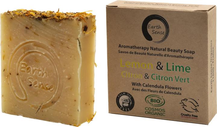 Natura Punto Palmölfreie feste Bio-Seife, min. 72% kaltgepresste Öle, Lemon und Lime (Hartseife)