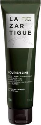 Actual product image Lazartigue Nourish 2In1 Extreme Nourishing Cleansing Balm With Shea Butter szampon do włosów 150ml (150 ml, Liquid shampoo)