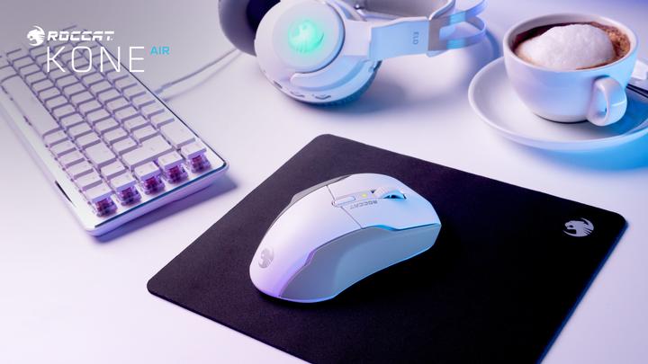 Image du produit Roccat souris sans fil Kone Air, blanc (ROC-11-452-05) (Sans fil)