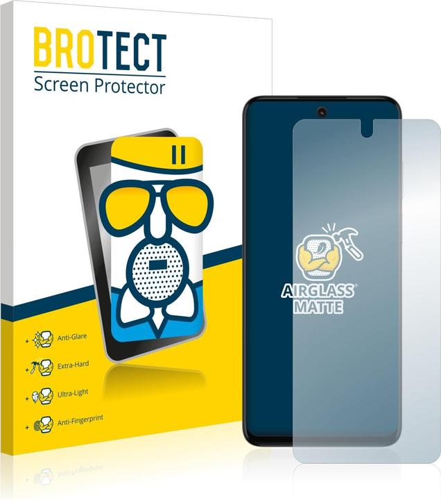 Productafbeelding BROTECT AirGlass Matte kogelwerende glasfolie (1 Stuk, Motorola Moto G32)