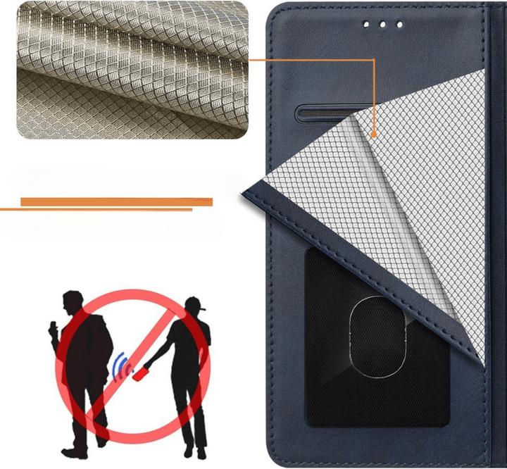 Image du produit Cover-Discount Galaxy A16 - Étui en cuir avec bloqueur RFID (Samsung Galaxy A16 5G)