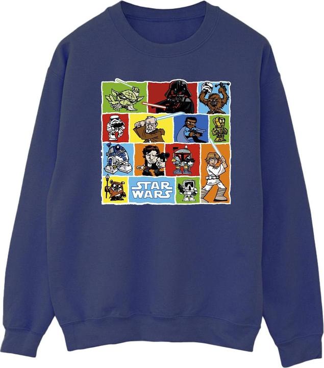 Star Wars Comic Drawing Montage Sweatshirt (S)