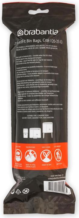 Actual product image Brabantia PerfectFit waste bag (10 x, 23 l)