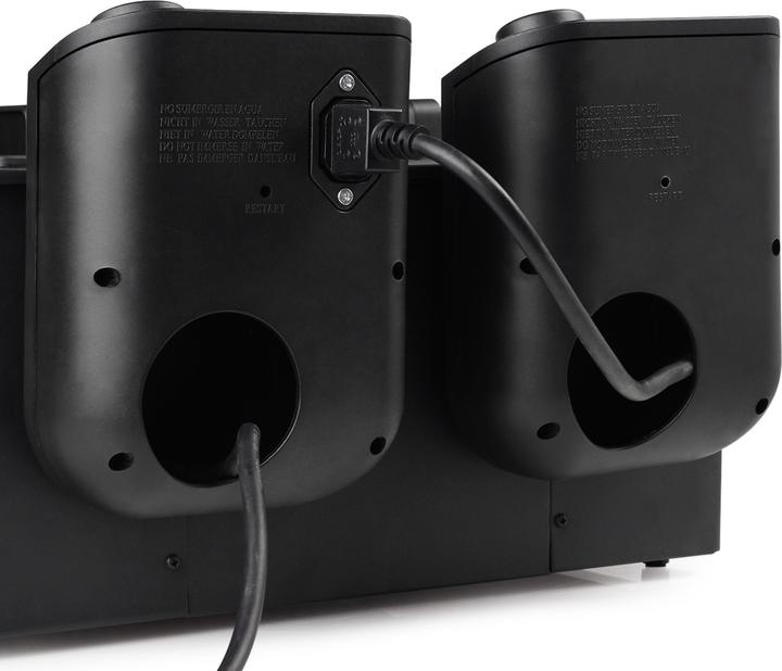 Produktbild Princess 183028 Double Black Fryer, Deep fryer, 6 L, 1.8 kg, 190 °C, Double, Black