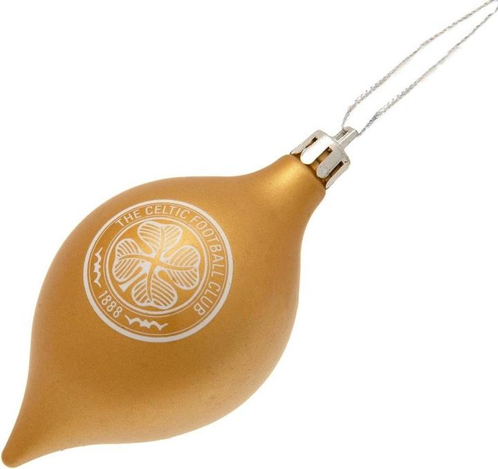 Actual product image Celtic FC Christmas bauble Christmas design (3pack) (3 -part)