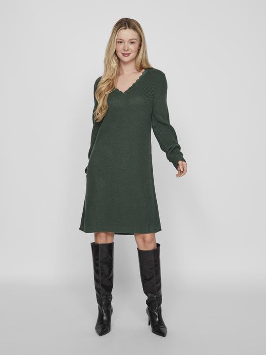 Actual product image Vila V-neck knit dress (M)