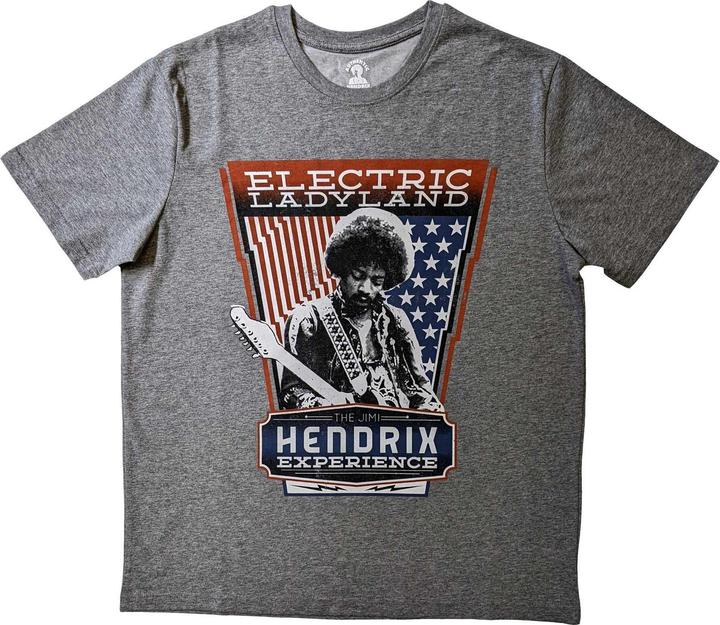 Actual product image Jimi Hendrix Unisex Adult Electric Ladyland Cotton T-Shirt (L)