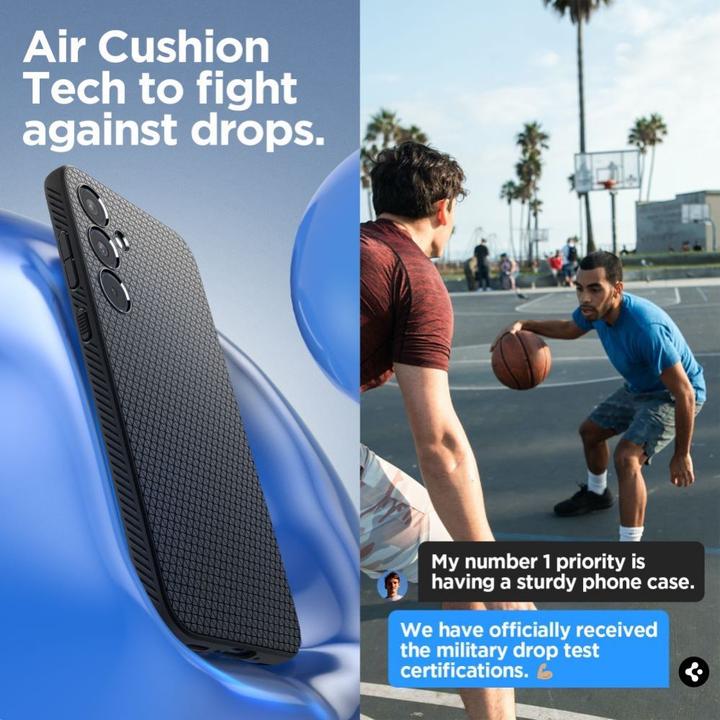Produktbild Spigen Liquid Air Sam A35 5G czarny/matte black ACS07519 (Samsung Galaxy A35)