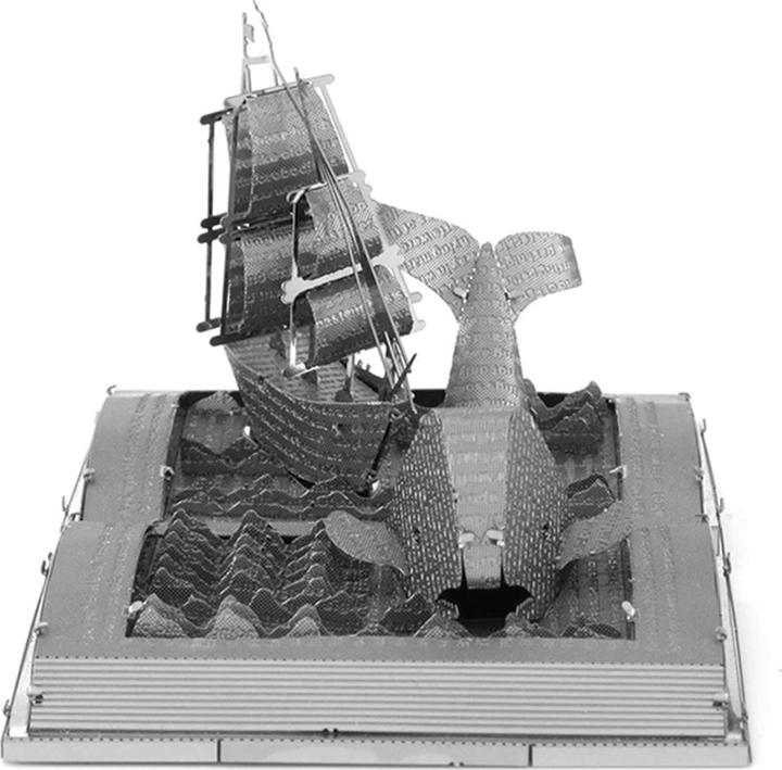 Actual product image Metal Earth constructie speelgoed Moby Dick Book Sculpture