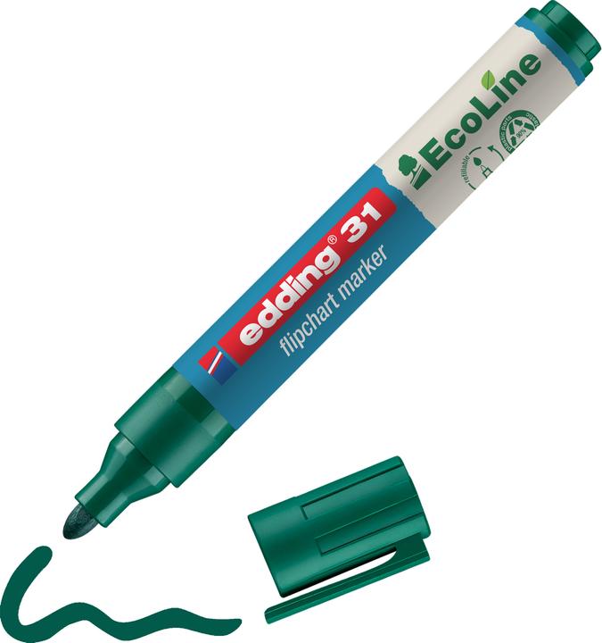 Produktbild Edding Flipchart Marker 31 (Grün, 1.50 mm, 1 x)