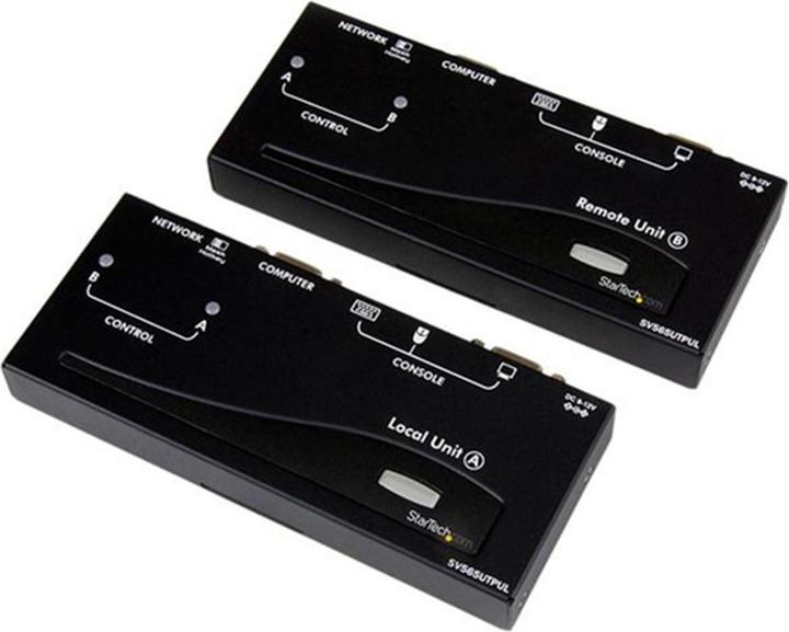 Produktbild StarTech USB VGA KVM Verlängerung bis zu 300m - KVM extender über Cat5 UTP Netzwerkkabel