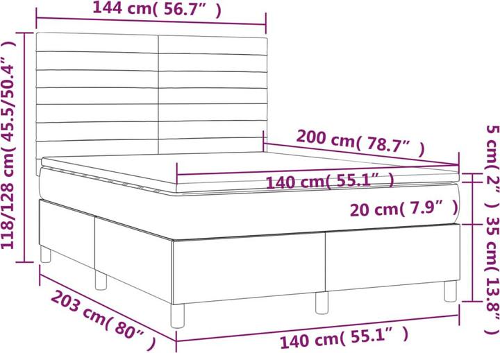Produktbild VidaXL Joy (140 x 200 cm, 140 x 200 cm)