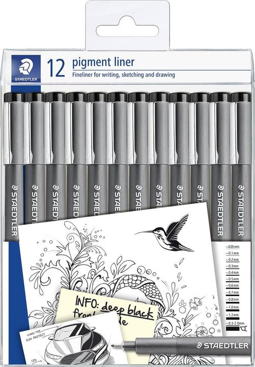 Image du produit Staedtler Stylo feutre fin (Noir, 1 x)