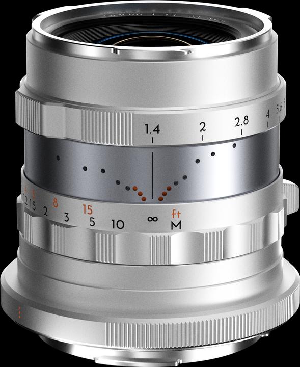 Thypoch Full-frame Photography Lens Simera 28mm f1.4 for Canon RF Mount - Silver (Canon RF, full size)