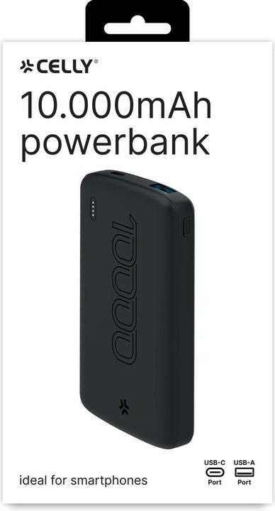 Actual product image Celly PBE10000EVO - Power Bank 10.000mAh (PBE EVO) (10000 mAh, 10.50 W, 10.50 Wh)