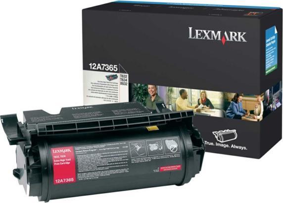 Actual product image Lexmark Black - Original - Toner cartridge - for T632 (FC)