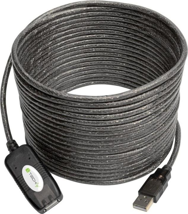 Actual product image Techly USB 2.0 Active extension, Hi-Speed (10 m, USB 2.0)