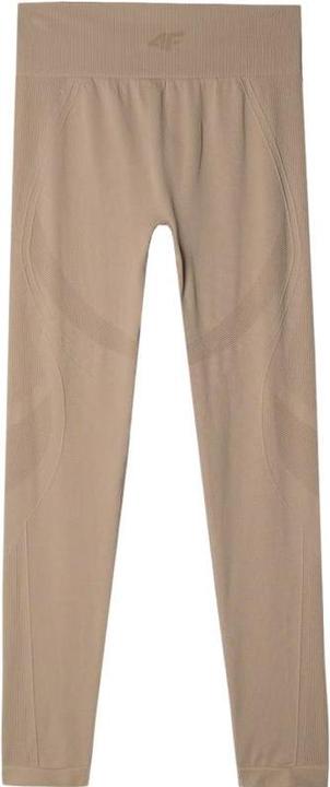 4F Legginsy termoaktywne damskie F157 jasny brąz 4FWAW24USEAF157 82S M/L (M/L)