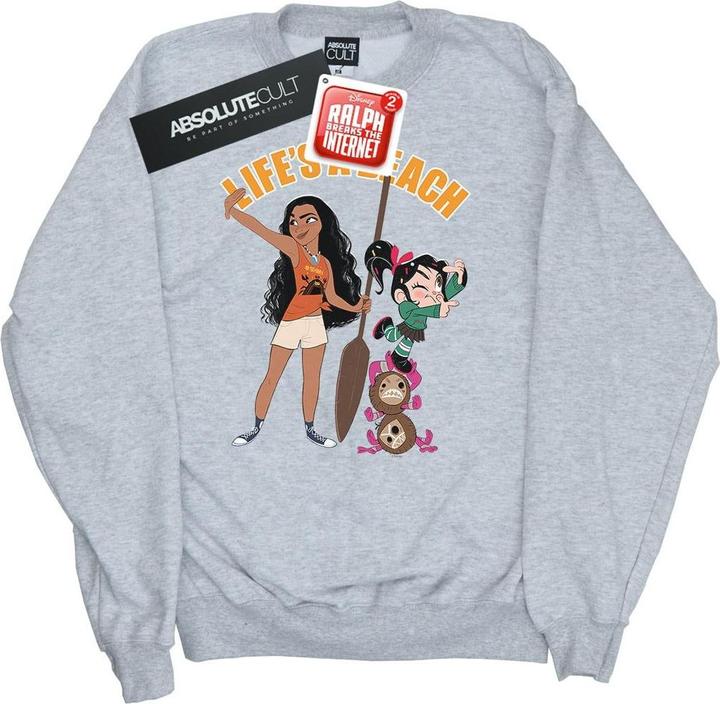 Immagine prodotto Disney Wreck It Ralph Moana And Vanellope Felpa Uomo (XXL)