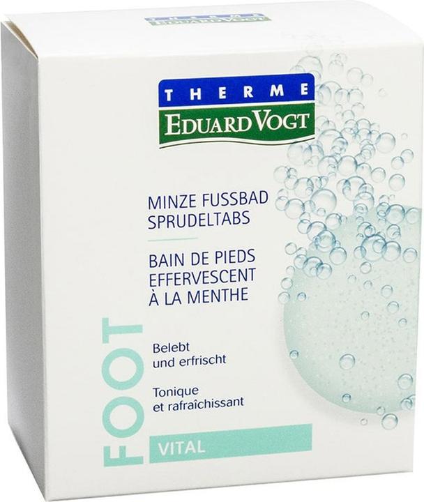Actual product image Eduard Vogt Eduard Mint Footbath 6 bubble tabs (Foot bath, 467.50 ml)