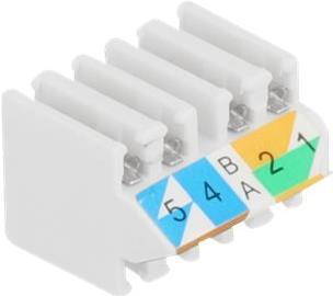 Produktbild Delock Stecker RJ45 Cat.6 UTP werkzeugfrei 1 Stück, Weiss (Netzwerkkabel Stecker)