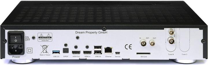 Produktbild Dreambox DM 7080 HD, 2x DVB-C/T, Linux Enigma 2 (DVB-C, DVB-T)