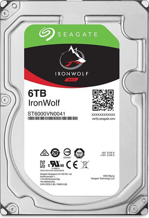 Immagine prodotto Seagate IronWolf (6 TB, 3.5", CMR)