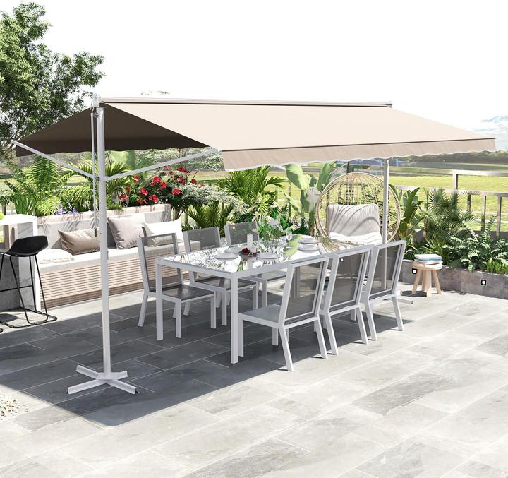 Image du produit Outsunny Store de jardin à manivelle (3.42 m)