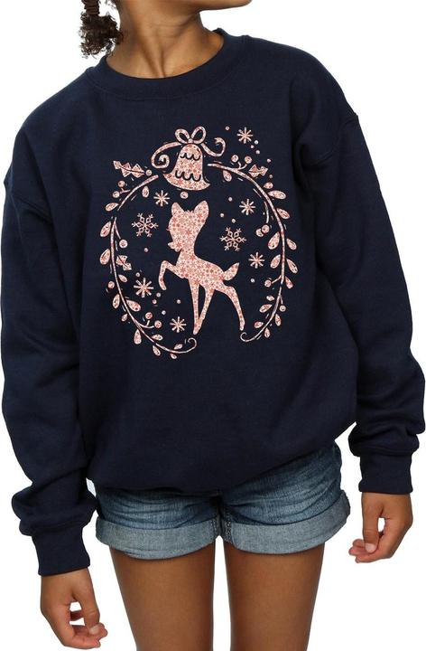 Immagine prodotto Disney Bambi Christmas Wreath Felpa Ragazze (140, 146)