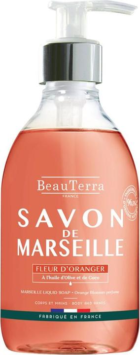 Image du produit BeauTerra savon liquide Marseille fleur d'oranger liq (Savon liquide, 300 ml)