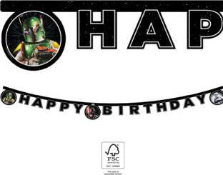 Image du produit Procos Chaîne de lettres Happy Birthdday Star Wars Galaxy