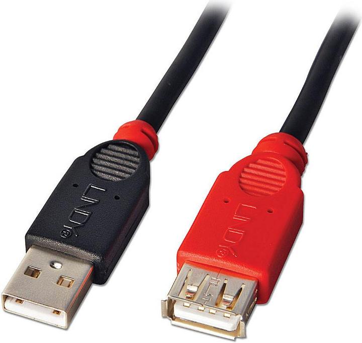 Actual product image Lindy USB 2.0 active extension cable (5 m, USB 2.0)