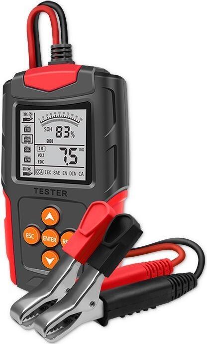 Actual product image Qoltec LCD-Digital-Batterietester