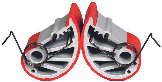 Actual product image Schwaiger Eccentric pressure jaws red for plate carrier UNI