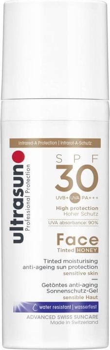 Produktbild Ultrasun Face Tinted SPF30 Honey (Sonnencreme Gesicht, SPF 30, 50 ml, 91 g)