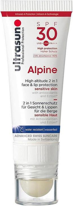 Actual product image Ultrasun Alpine SPF 30 (Sun stick, Sun cream face, SPF 30, 20 ml, 40 g)