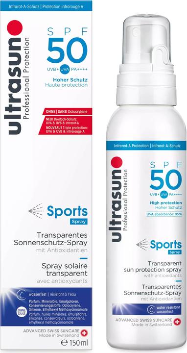 Ultrasun Sports Spray (Sun spray, SPF 50, 150 ml, 182 g)