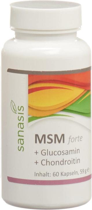 Actual product image Sanasis MSM Glucosamine & Chondroitin Capsule (60 Piece, Capsules, 84 g)