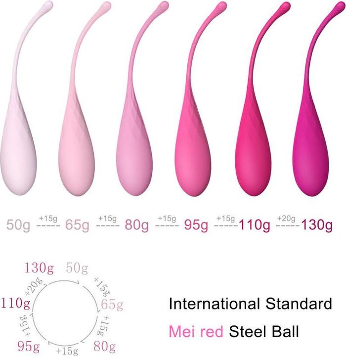 Image du produit Leslie Kegel Fit Pelvic Muscle Training Set 6 pièces (50 -130 g)