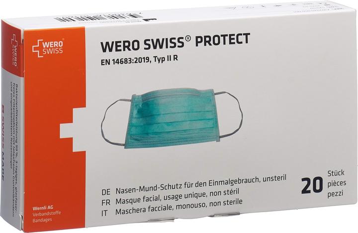 Immagine prodotto Wero Swiss Proteggere la maschera (Tipo IIR, 20 x)